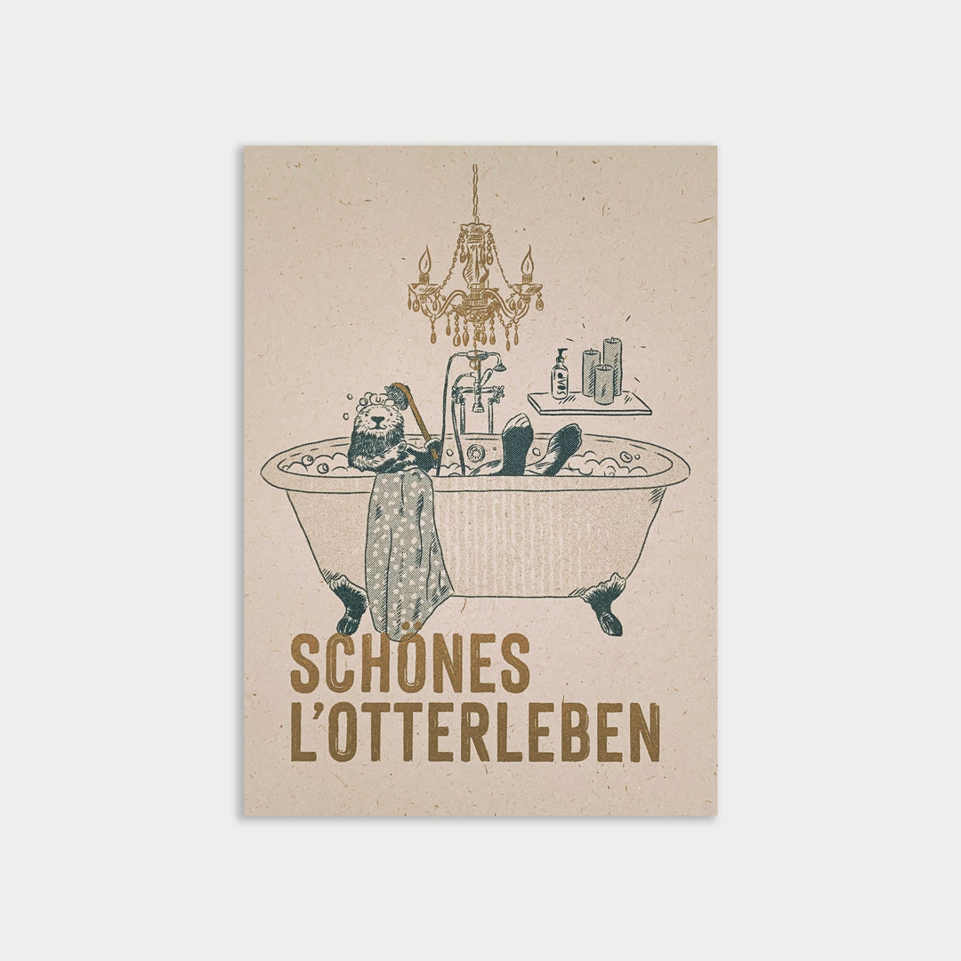 Postkarte / Schönes L’Otterleben - Togethery