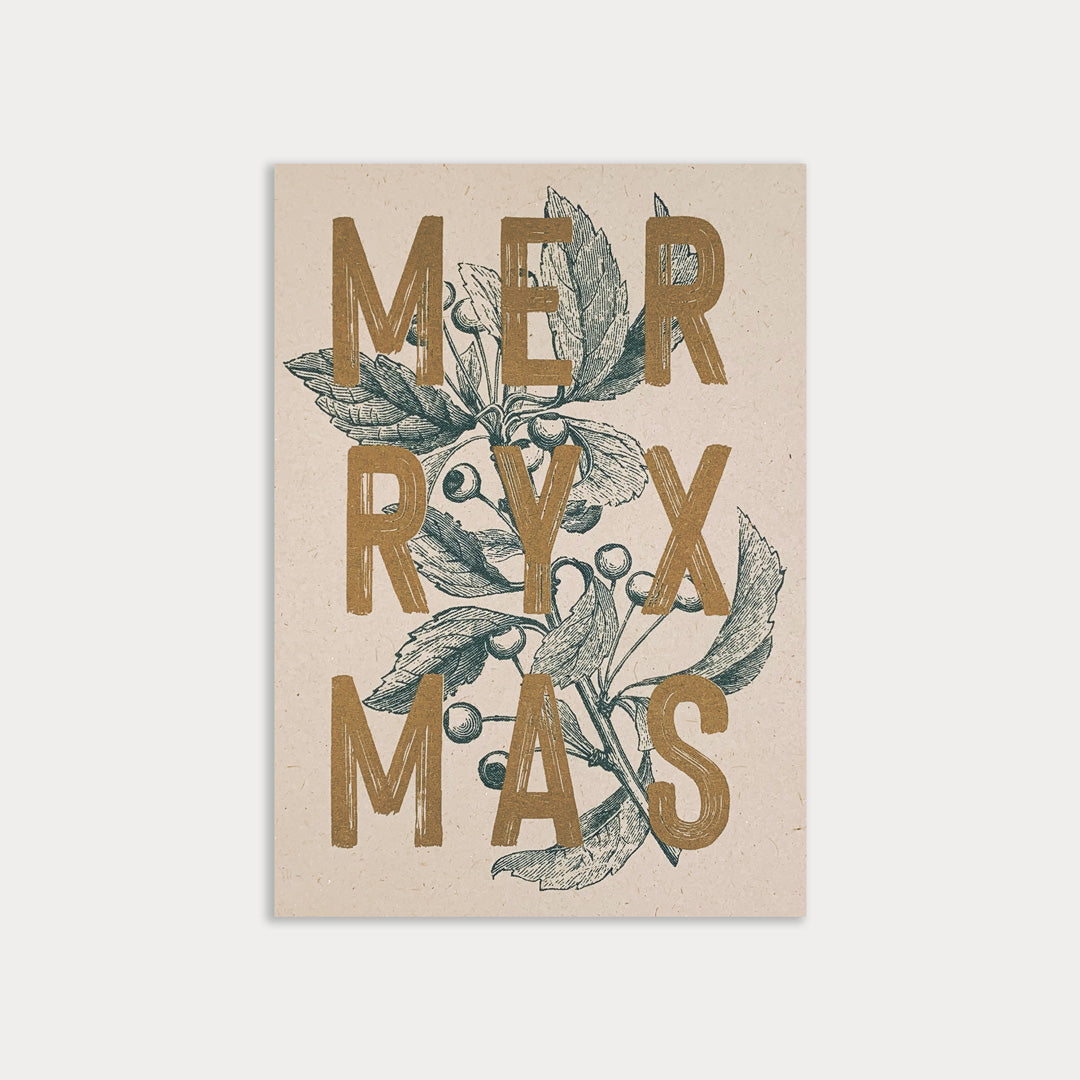 Postkarte / Merry Xmas - Togethery