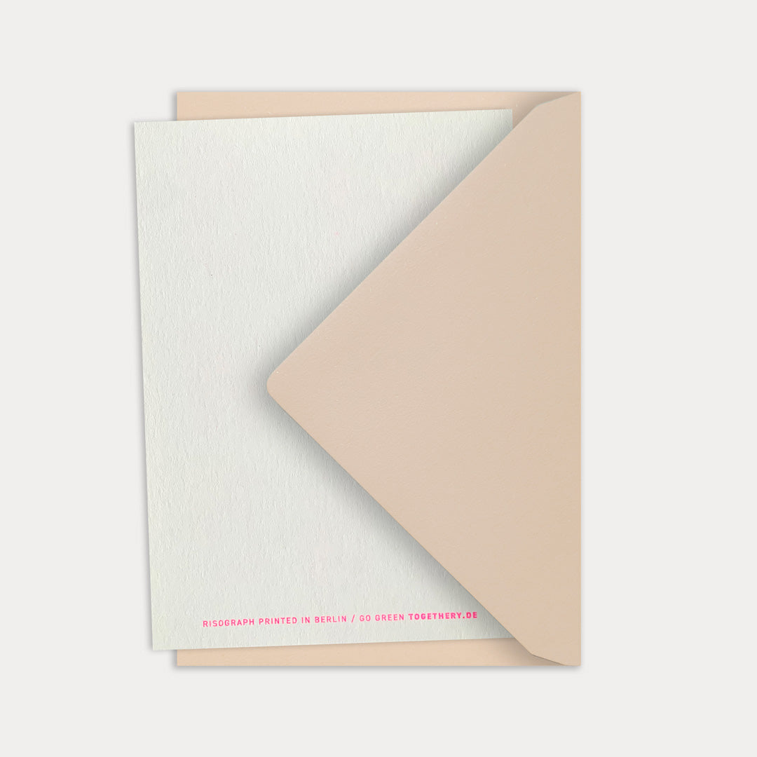 Geburtstagskarte / Glückwunsch / Premium Naturpapier - Togethery
